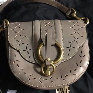 FRYE ILana saddle grey